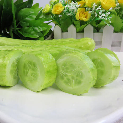 【海阳白玉黄瓜 3斤】| 果肉鲜嫩,脆甜爽口,水分含量多,直接生吃的