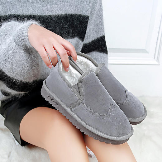 ln6mna平底保暖面包鞋