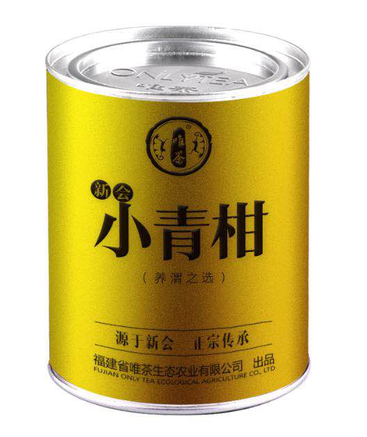 唯茶高性价比口粮工作茶 正宗小青柑陈皮熟茶 简约自饮装 168g/罐 买4罐送1罐配手提袋