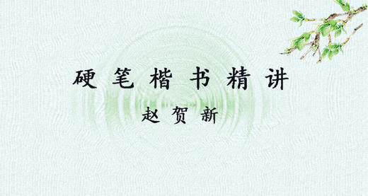 赵贺新《硬笔楷书精讲》 商品图0