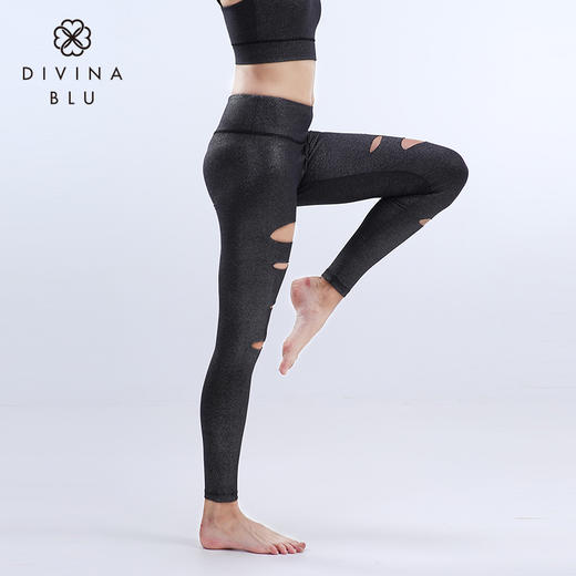 迪唯纳瑜伽（破洞裤）长裤【热那亚长裤16】（售后说明：收货15天内支持调换货） 商品图8