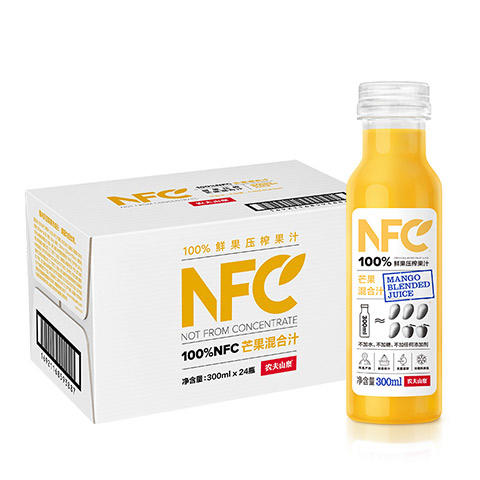 100%NFC混合芒果汁300ml*24瓶一箱 商品图0