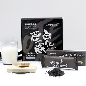 OSNACK黑芝麻高蛋白威化饼干乳清蛋白威化6根装192g