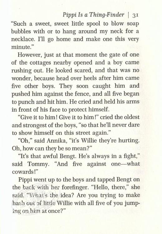 国际安徒生奖：长袜子皮皮  英文原版Lindgren  Pippi Longstocking 商品图4