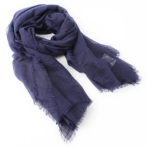 藏青色超大春秋季防晒棉麻围巾文艺女式冬季披肩巾女b77