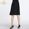 乔万尼春冬chic复古高腰修身气质格子半身裙EB3D248 商品缩略图3