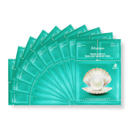 【美白面膜】JM 海洋珍珠玻尿酸三部曲面膜10片装 商品图2