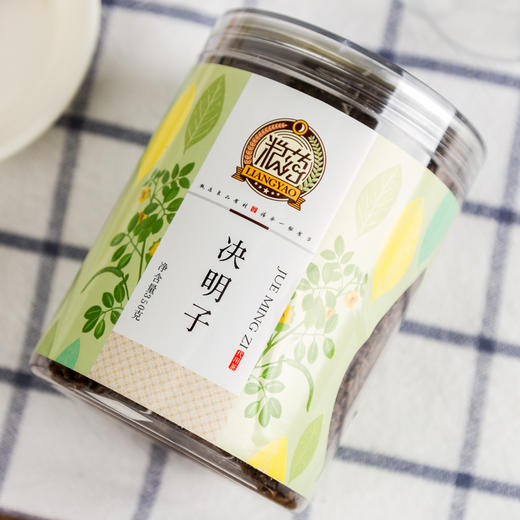 【粮药LY】 炒制熟决明子茶 炒熟决明子花草茶 350g罐装 商品图2