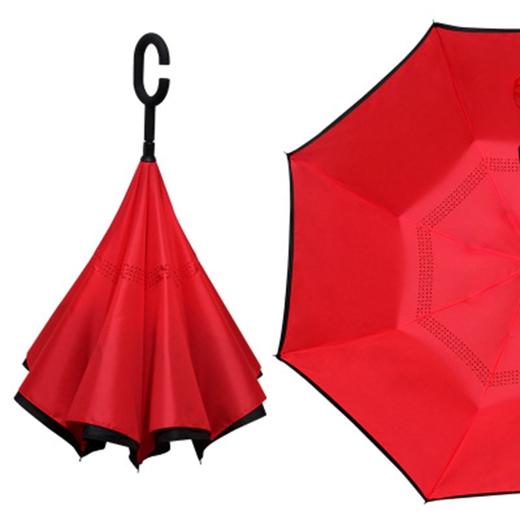 可站立创意设计双层反向伞长柄晴雨伞， 商品图0