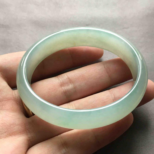 糯冰种黄加绿翡翠贵妃镯55 商品图4