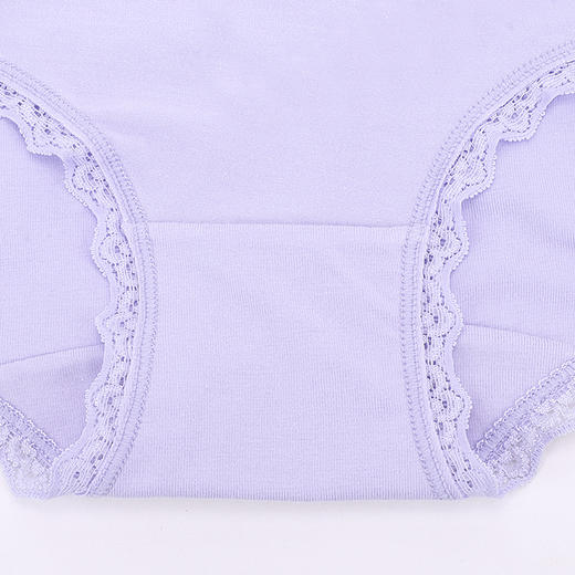 雅黛丽子品牌清仓特价舒适棉质蕾丝边女士内裤DMK54027 商品图3