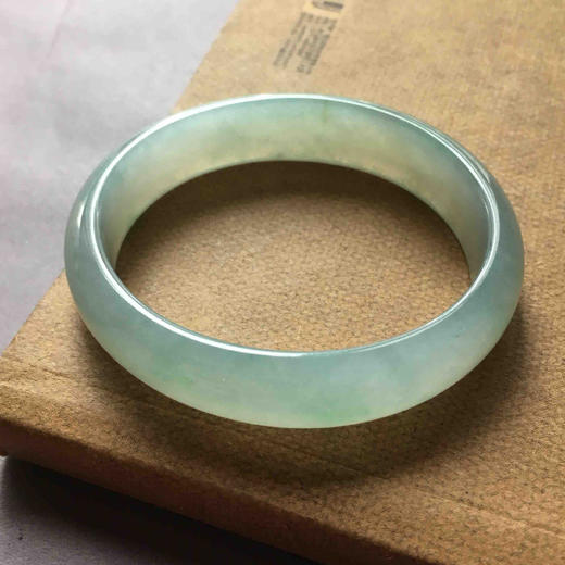 糯冰种黄加绿翡翠贵妃镯55 商品图2