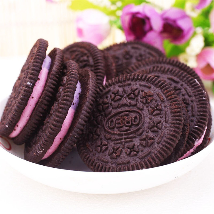 奥利奥缤纷蓝莓味树莓饼干97g