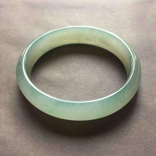 糯冰种黄加绿翡翠贵妃镯55 商品图3