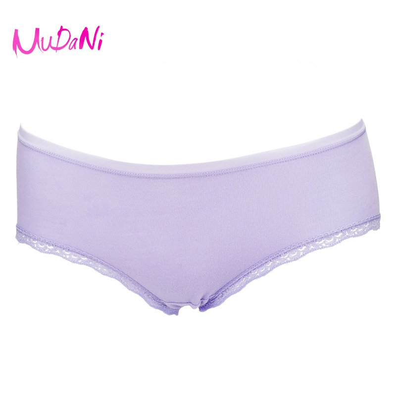 雅黛丽子品牌清仓特价舒适棉质蕾丝边女士内裤DMK54027