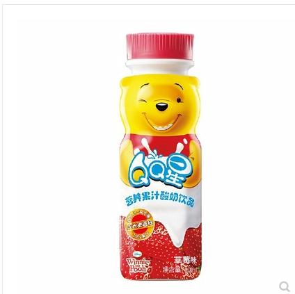 【百汇到家】伊利QQ星营养果汁酸奶饮品草莓味200ml 商品图0