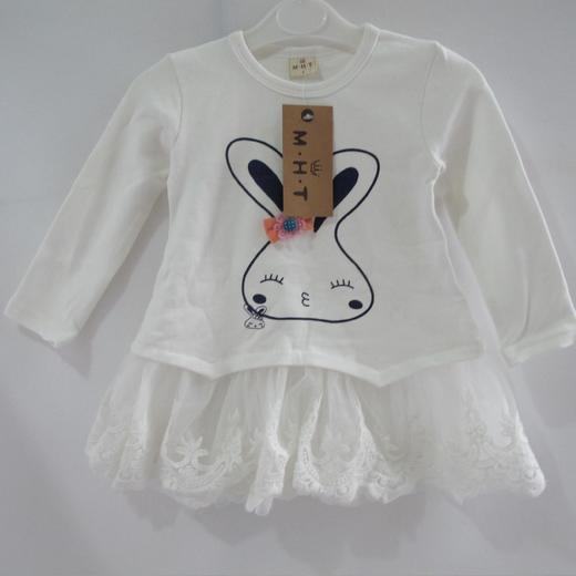 【公主系列】女童 带蕾丝连衣裙 可爱小兔 4色可选 商品图9