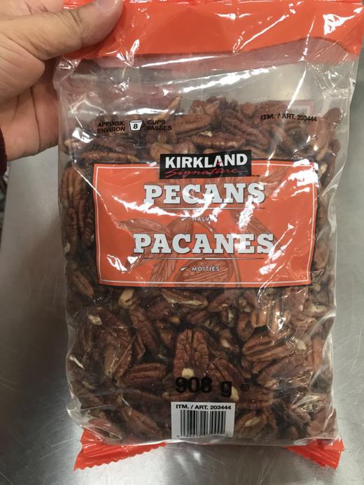 特价！Kirkland Pecans去壳大果仁碧根果（908g/袋  包邮）温哥华直邮 商品图1