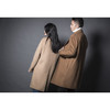 BLEND by purée #HOMME-1 羊毛绒混纺男女同款简约单排扣落肩大衣 商品缩略图2