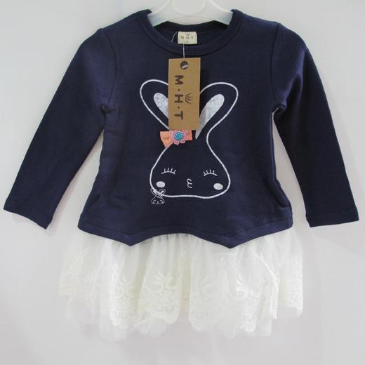 【公主系列】女童 带蕾丝连衣裙 可爱小兔 4色可选 商品图8