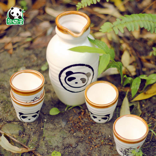 熊猫屋PANDAHOUSE 禅竹酒具套装 送纸袋 商品图0