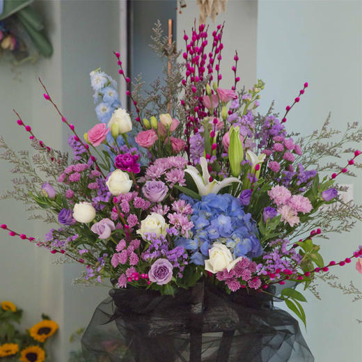 三脚架高级感开业花篮 商品图1