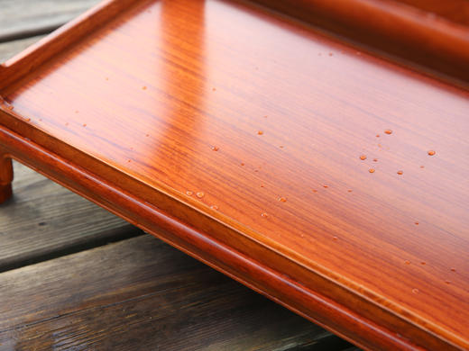 红桥红  家具严选  缅甸花梨（大果紫檀）【71明式素面 小茶水架】 商品图5