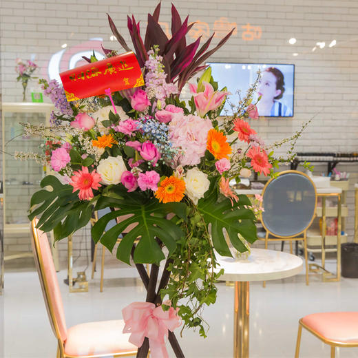 三脚架高级感开业花篮 商品图3