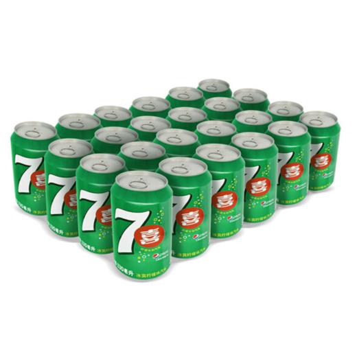 七喜冰爽柠檬味汽水330ml24箱