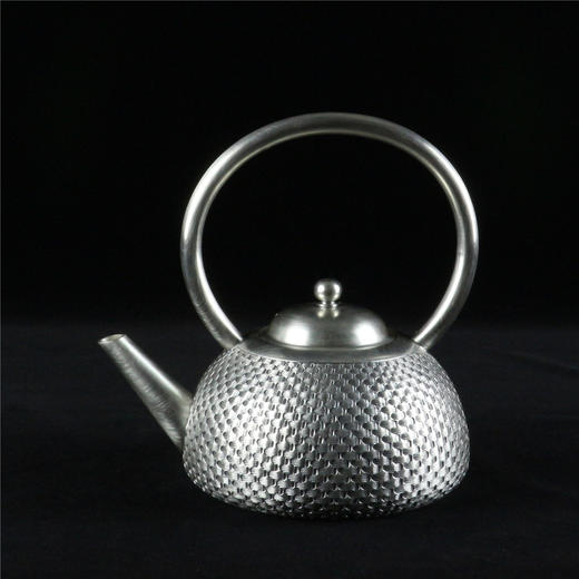 《同席深谊》纯手作银制日式提梁壶 商品图0