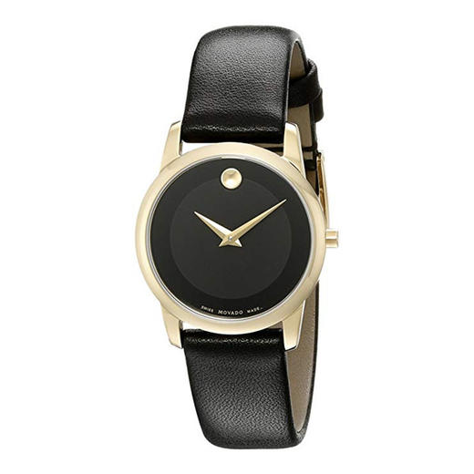 摩凡陀 movado 博物馆系列 女士石英手表0606877 特价75折