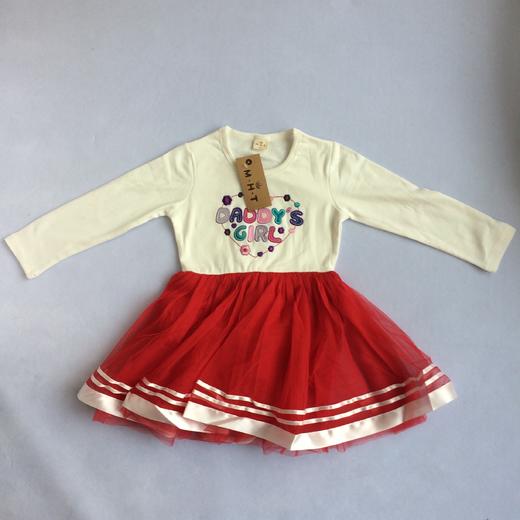 【公主系列】女童爱心连衣蓬蓬纱裙   三色可选 商品图0