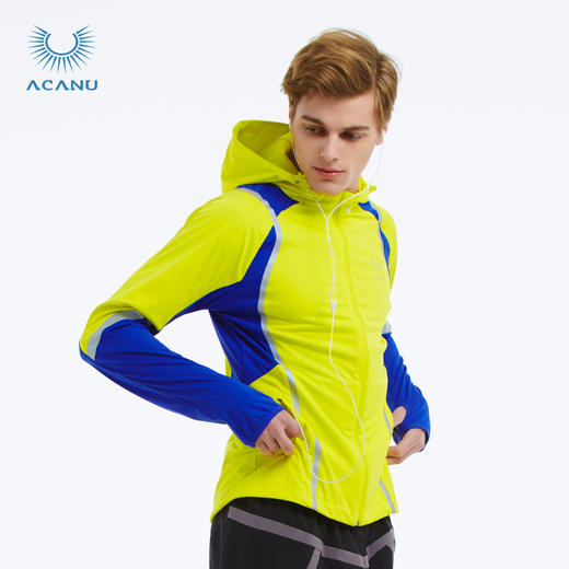 ACANU阿肯诺 / 男骑行防风连帽开衫秋季薄款外壳外套AAEE81051 商品图3