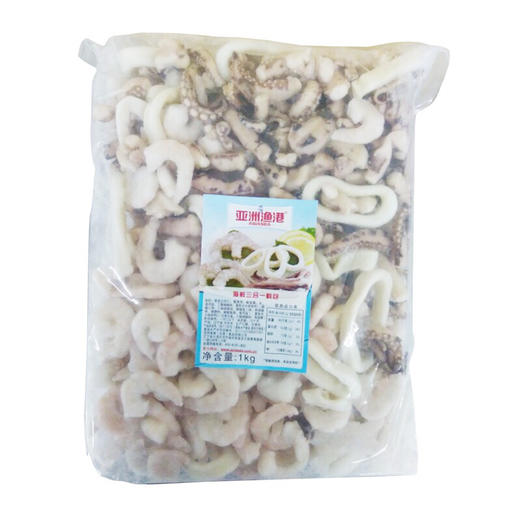 海鲜披萨焗饭亚洲渔港海鲜三合一1kg 商品图0