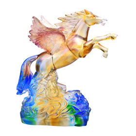 琉璃摆件 飞马 商务馈赠
