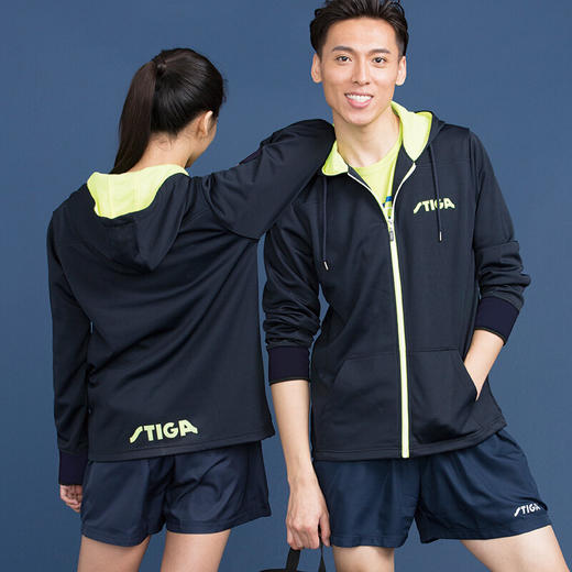 STIGA斯帝卡运动针织帽衫 蓝灰色/藏青色运动外套 商品图3