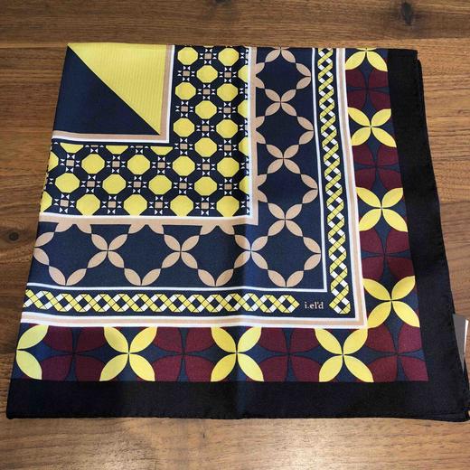 桑蚕丝印花方巾（出囗韩国） 商品图1