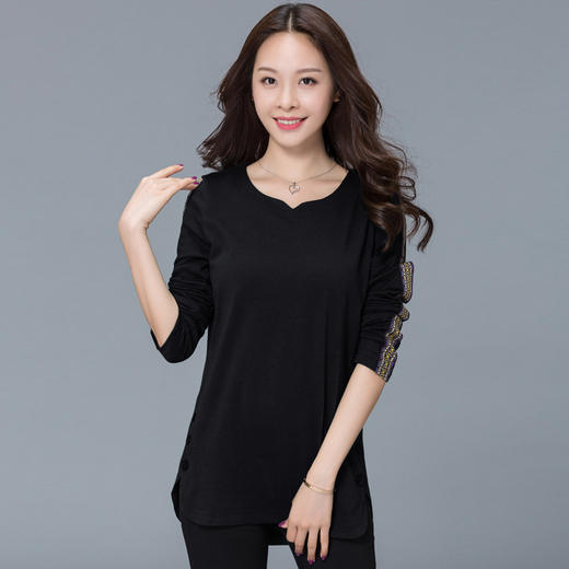 YPY 11137秋装新款中长款大码上衣 商品图2