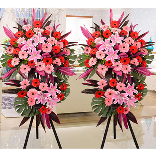 三脚架花篮系列|庆典开张开业花篮厦门同城乔迁鲜花速递可配送