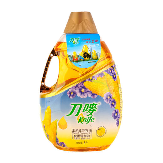 刀唛 玉米亚麻籽油 5L 商品图0