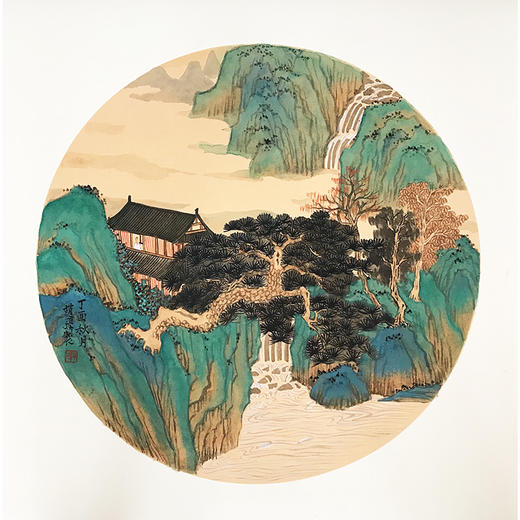 赵飞-真迹-山水画《山水》 客厅 玄关  餐厅 卧室 商品图1