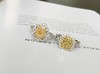 一克拉黄色钻石经典花朵元素戒指 商品缩略图0
