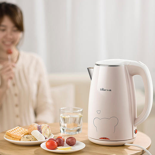 Bear小熊自动断电家用不锈钢保温电热水壶  ZDH-P17H1 商品图2