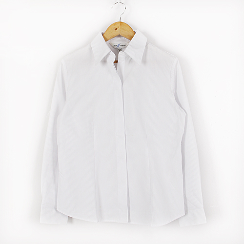 35码工作服百搭简约时尚上班女式职业衬衫女长袖F31