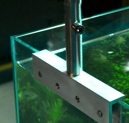 鱼缸灯架水草水族不锈钢灯架/太空铝底托/(第二代)(有视频)