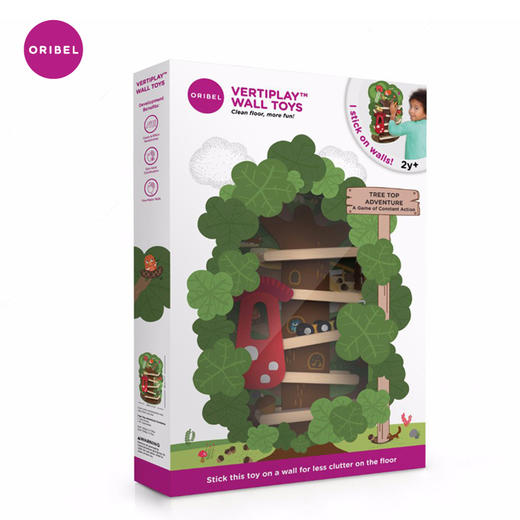 新加坡 ORIBEL 艾丽贝尔 墙面玩具_森林之梯 商品图2