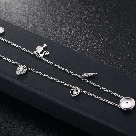 时光一百故事系列 s925银美妙光钻项链