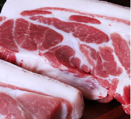 陆川生态黑猪梅头肉17元斤五花头新鲜猪肉