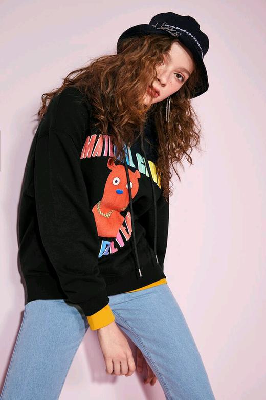 原价599特卖价174materialgirl连帽小熊长袖卫衣100棉96050bal