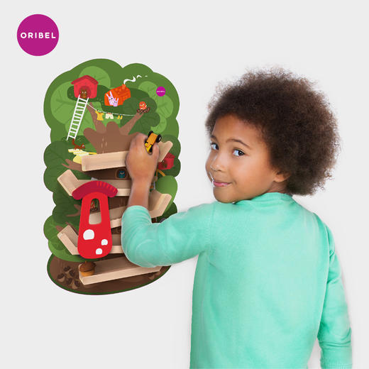 新加坡 ORIBEL 艾丽贝尔 墙面玩具_森林之梯 商品图1